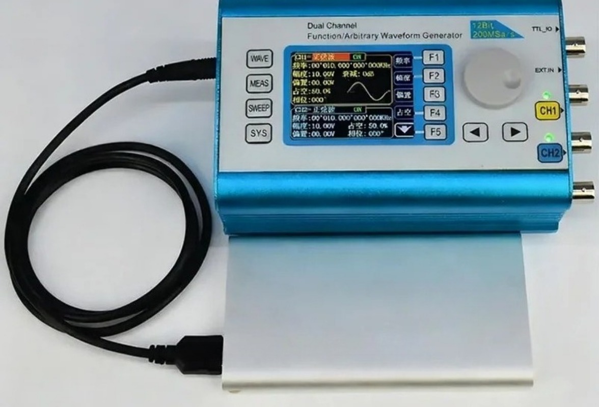 For Dual‑Channel DDS Function  - Dual Channel Arbitrary Waveform Function Generator 60Mhz review and price